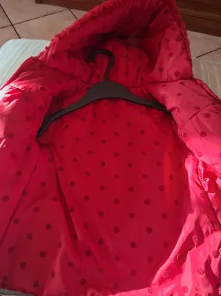Pellicciotto rosso bimba 2/3 anni Marca Birba