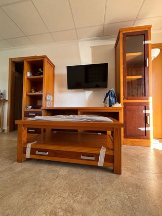 Conjunto Muebles Salón Madera