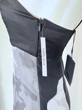 Abito lungo con stampa floreale