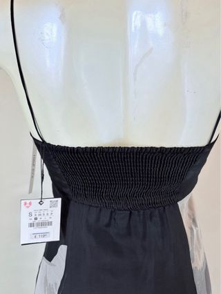 Abito lungo con stampa floreale