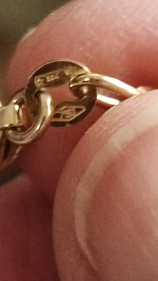 Bracciale Oro 18k Lunghezza circa 21