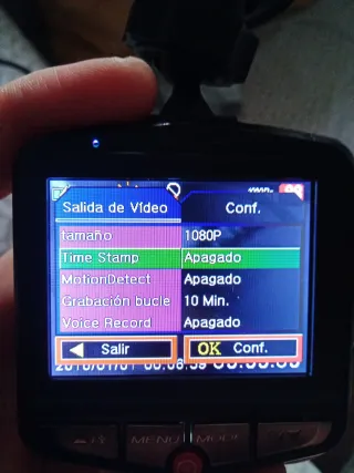 Cámara Coche Full HD 1080p DVR