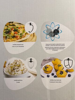 Robot de cocina amasadora 600W 5L SilverCrest