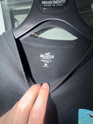 Camiseta Hollister Negra Talla M
