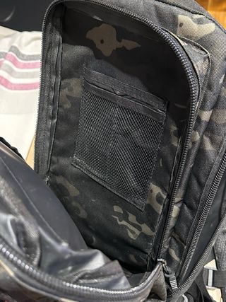 Mochila Táctica Camuflaje Negro 20Lt