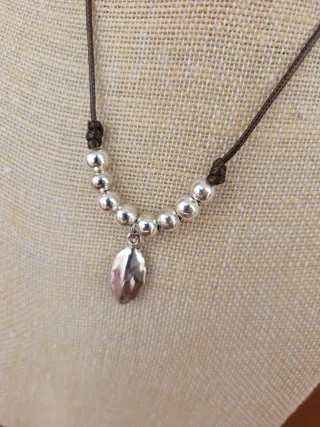 Collar Zamak y Cristal