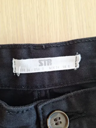 Pantalón Cargo Negro