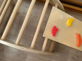 Arco balancín y rampa estilo Pikler madera