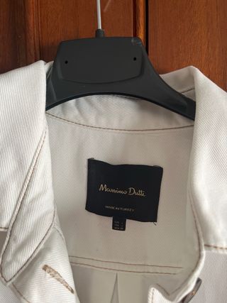 Mono Massimo Dutti Blanco Talla L