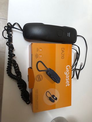 Teléfono Gigaset DA210 Negro