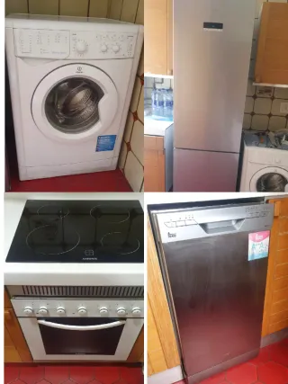 Pack Lavadora, Frigo, Horno+vitro, lavavajillas