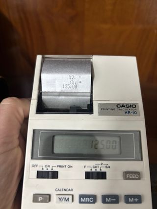 Calculadora Impresora Casio HR-10