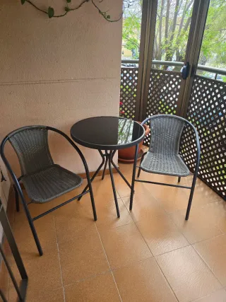 Mesa y 2 Sillas Terraza