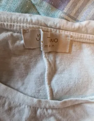 T-shirt con maniche a balze S M