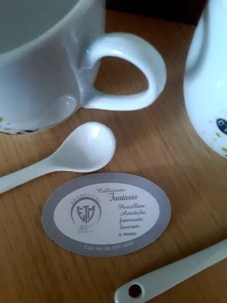 Set 2 tazzine con cucchiaino ETM