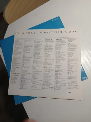 Vinilo John Foxx In Mysterious Ways