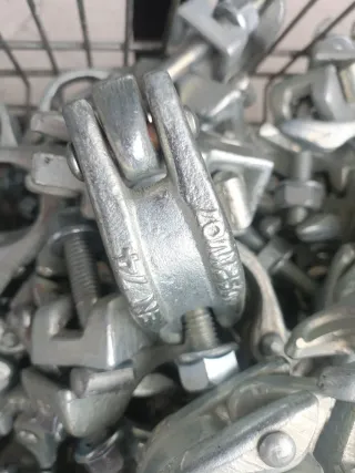 Abrazadera Andamios 48mm Galvanizada