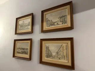 12 Antiche Stampe di Città Tedesche