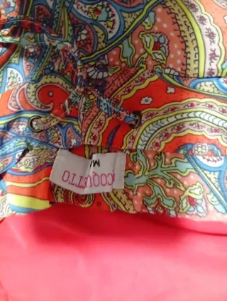 Pantalón estampado paisley talla M