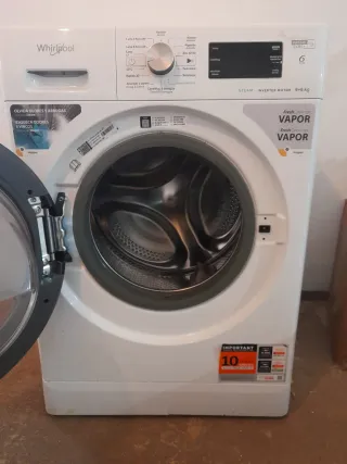 Lavadora Whirlpool Vapor 9+6 kg