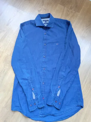 Camisa Tommy Hilfiger Azul Talla S