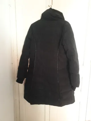 Abrigo de plumas Bandolera negro