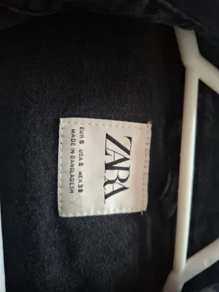 Camisa vaquera hombre negra