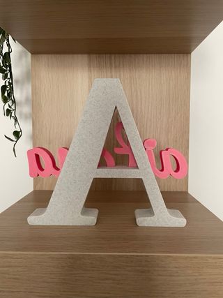 Letra decorativa personalizada
