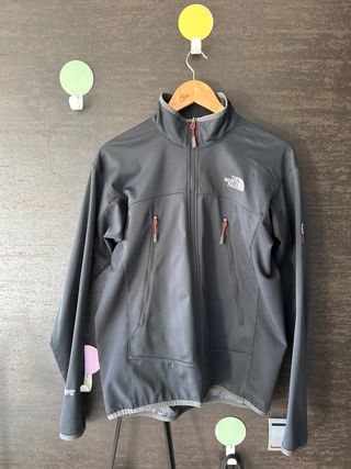 Sudadera The North Face cremallera gris