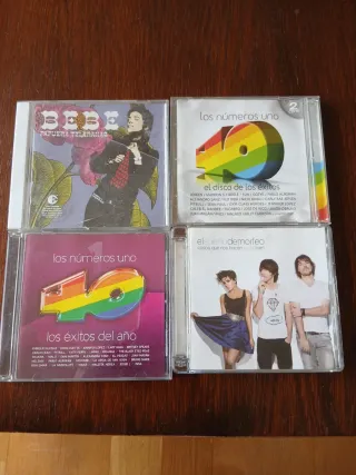 Lote 4 CDs Música Pop Rock Latino