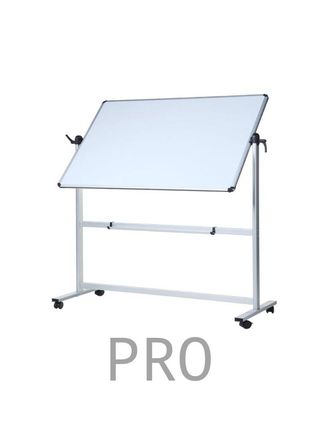Pizarra blanca móvil de doble cara, 1200x900mm