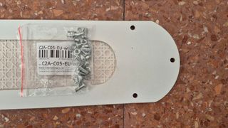 Tulipa cristal blanco lámpara + 4 aspas ventilador