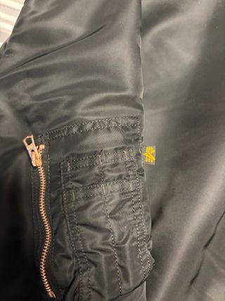 Chaqueta Bomber Alpha Industries Negra