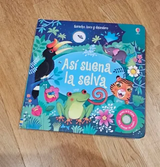 Libro infantil Así suena la Selva.