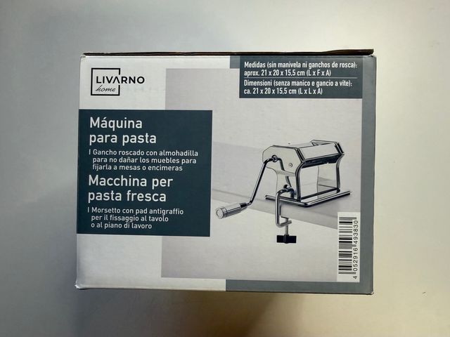 Máquina para hacer pasta Livarno Home