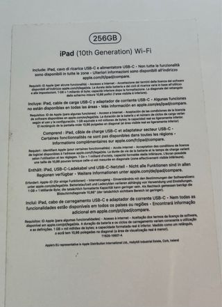 iPad 10ª Gen + Apple Pencil Blanco