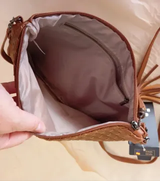 Bolso Elisa Bags marrón tejido