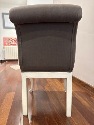 Descalzadora antigua tapizada