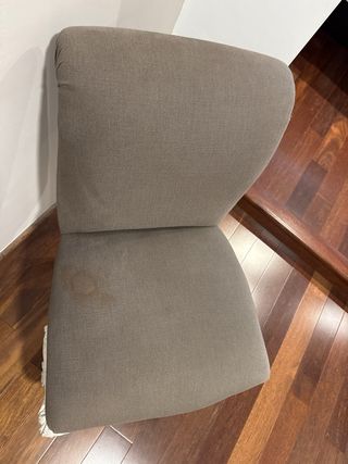 Descalzadora antigua tapizada