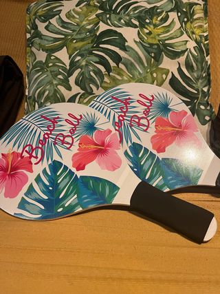 Palas de playa tropicales