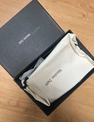 Zapatos Massimo Dutti negros cordones