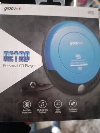 Reproductor CD Groove Portátil Anti-Skip