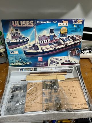 Barco R.C. Maqueta Remolcador Ulises OcCre 1:30