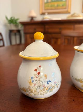 Set zuccheriera e tazza porcellana vintage