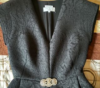 Vestido Negro Jorge Vazquez T.40