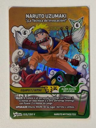 Carta Promo Naruto Mythos 133/130 V