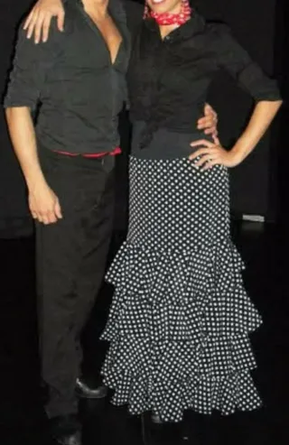 Falda flamenca de lunares