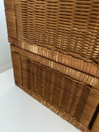Cajones de mimbre