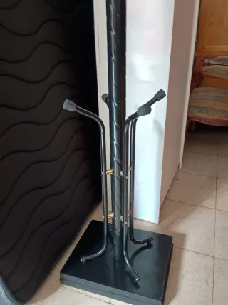 Perchero Vintage Negro 7 Perchas