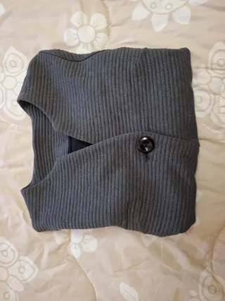 Giaccetto grigio con maniche a campana